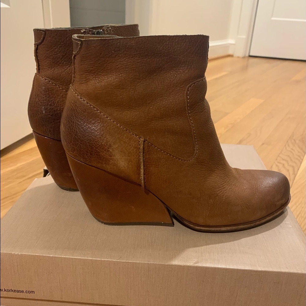 Kork Ease “Michelle” Wedge Booties